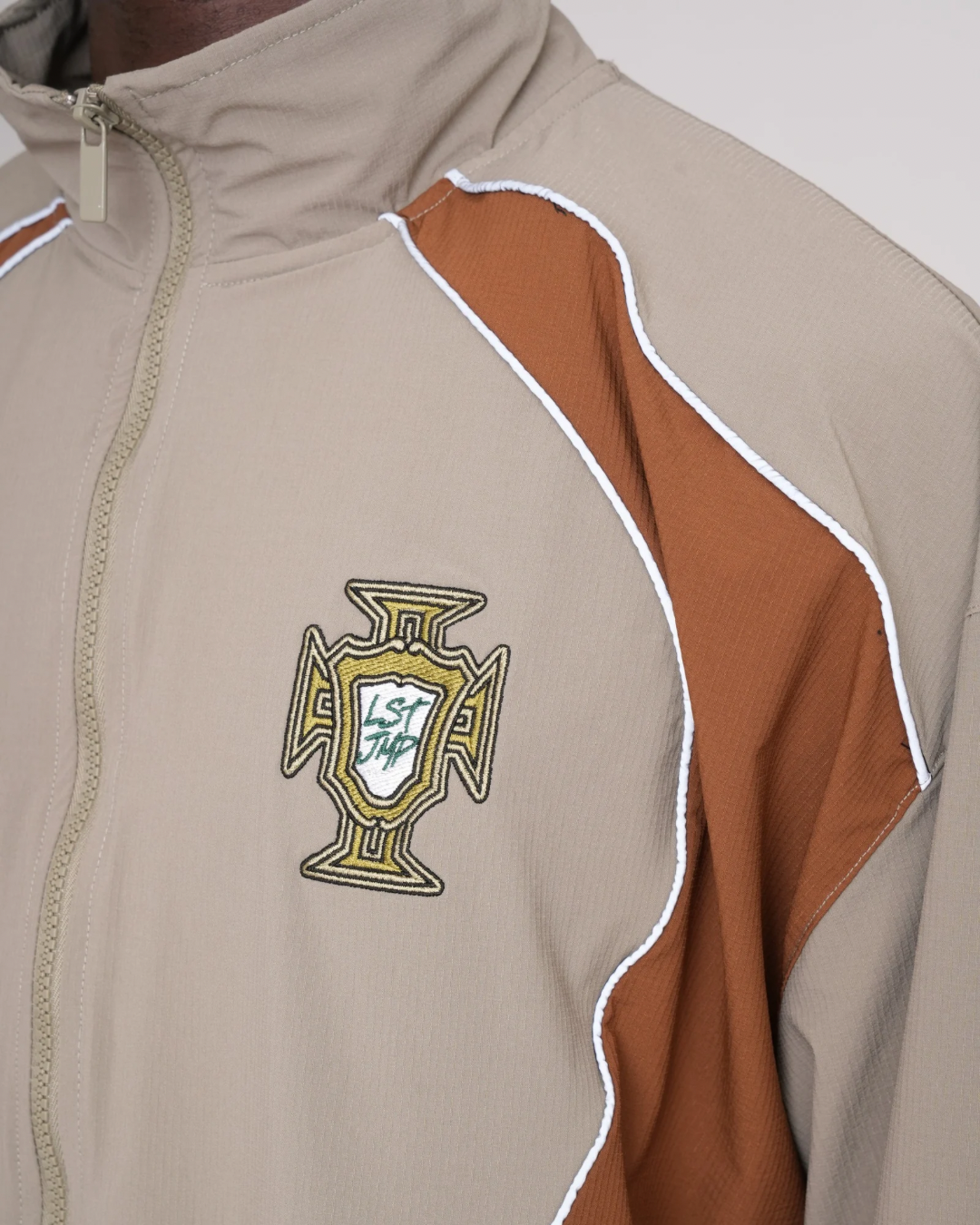 Porto Track Jacket Khaki/Brown