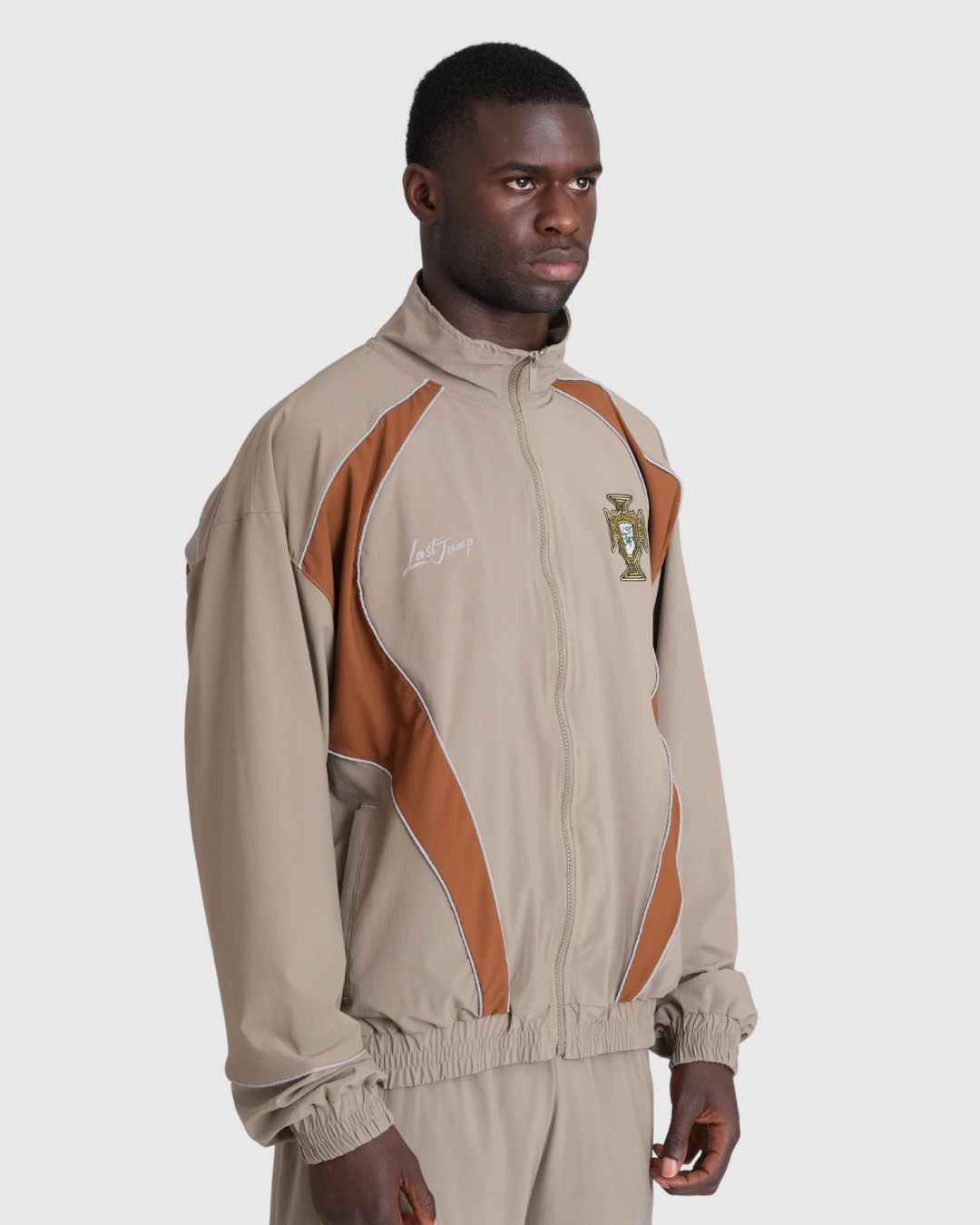 Porto Track Jacket Khaki/Brown