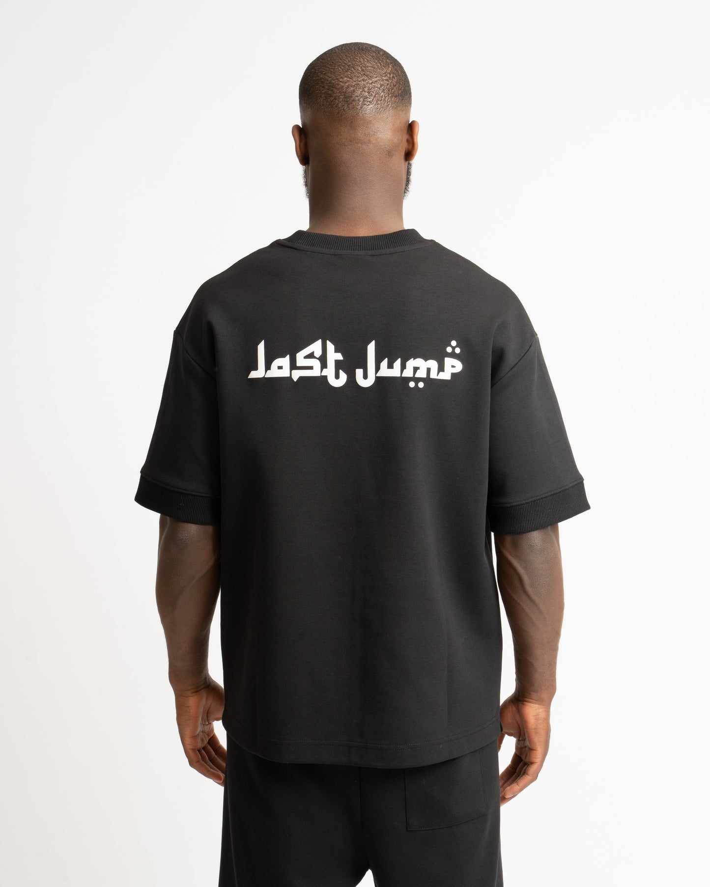 HEAVY PUFFER PRINT TEE BLACK