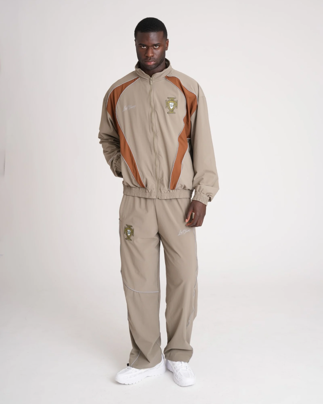 Porto Track Jacket Khaki/Brown