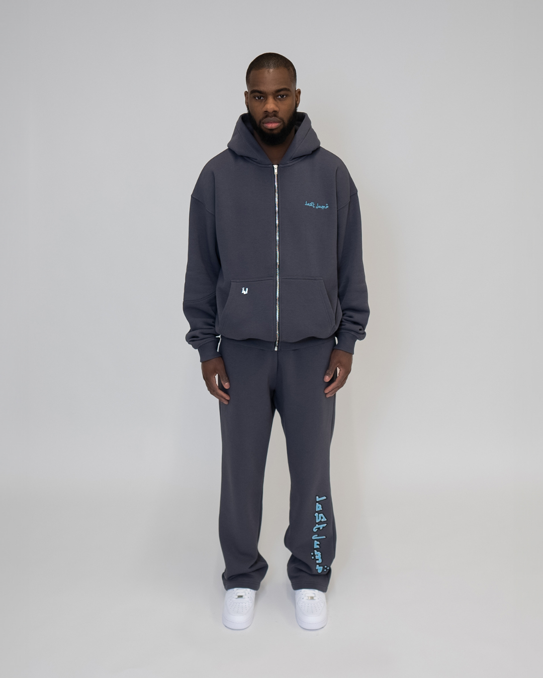DARK GREY ZIPPER