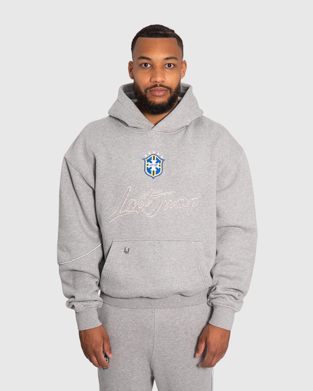 Brazil Hoodie Grey