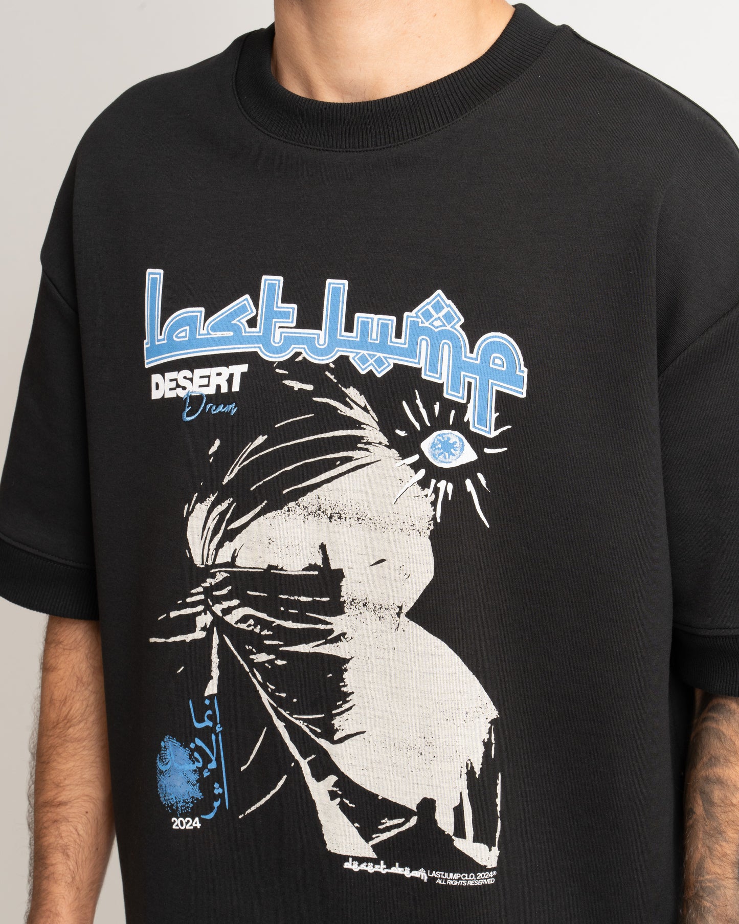 HEAVY DESERT DREAM BLACK TEE