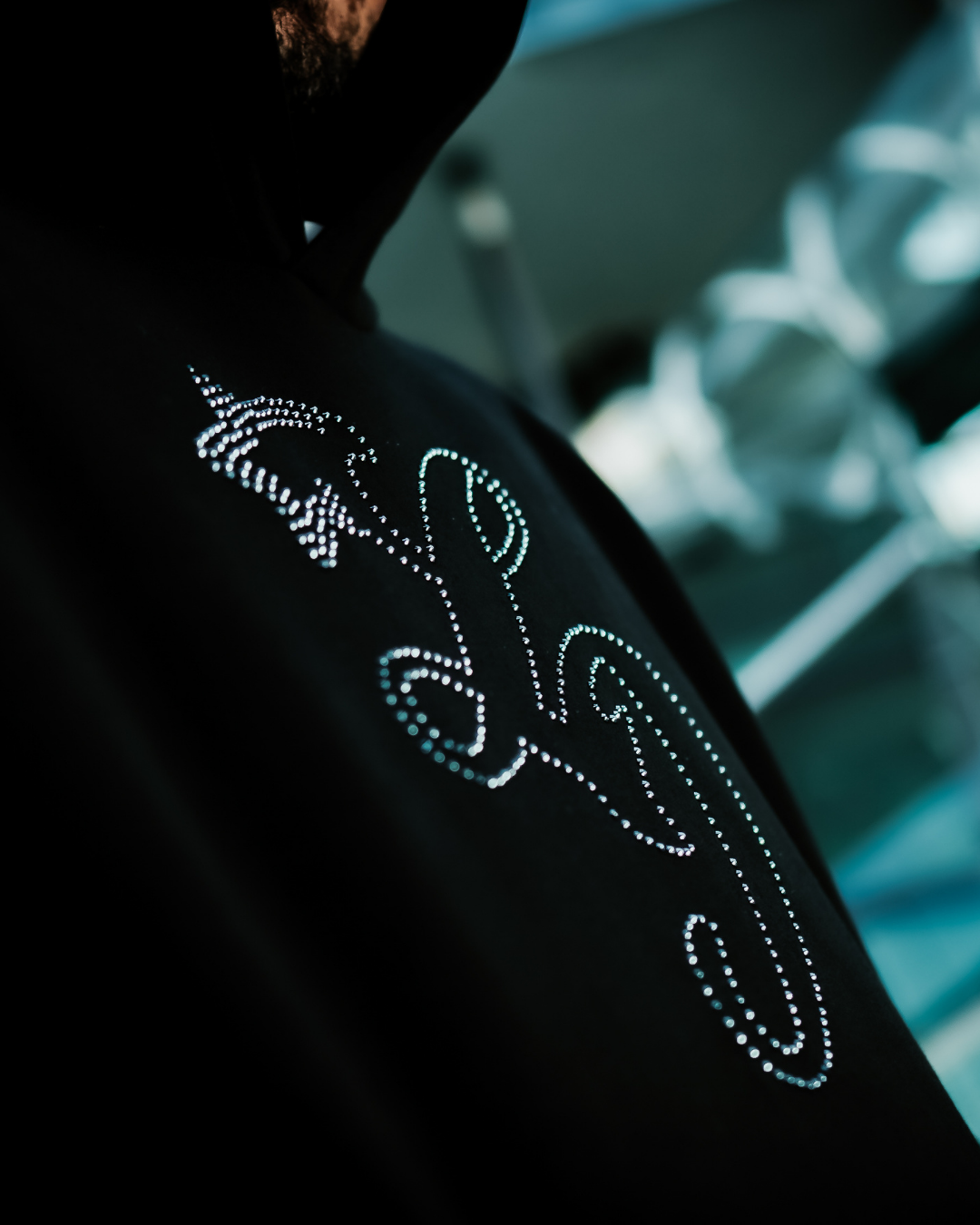 RHINESTONE HOODIE