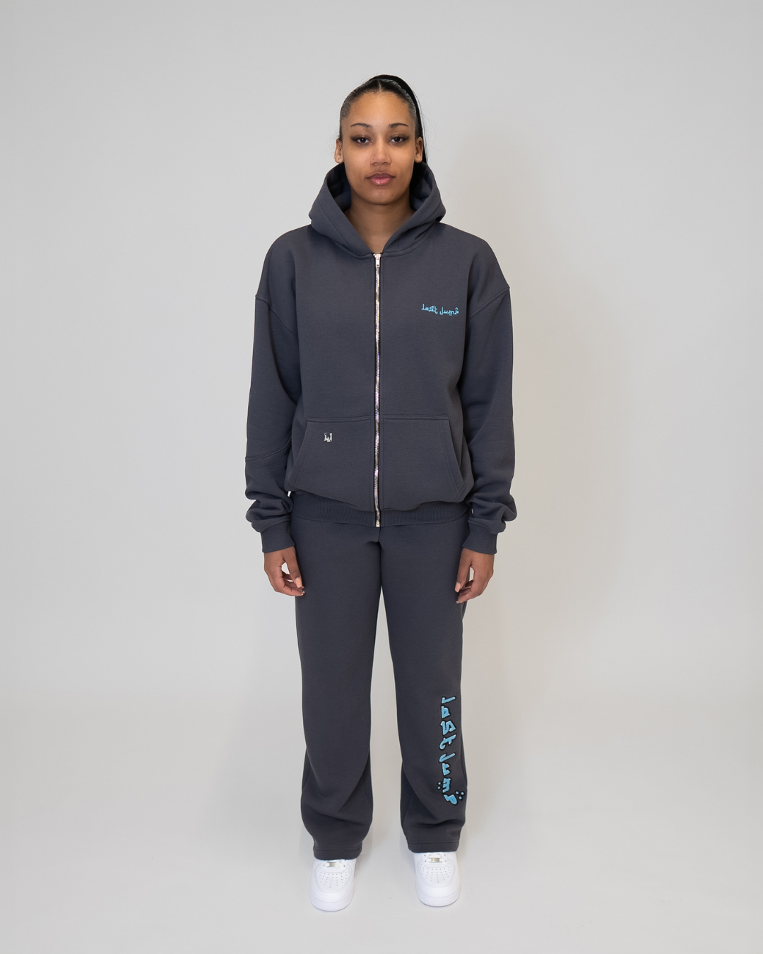 DARK GREY ZIPPER