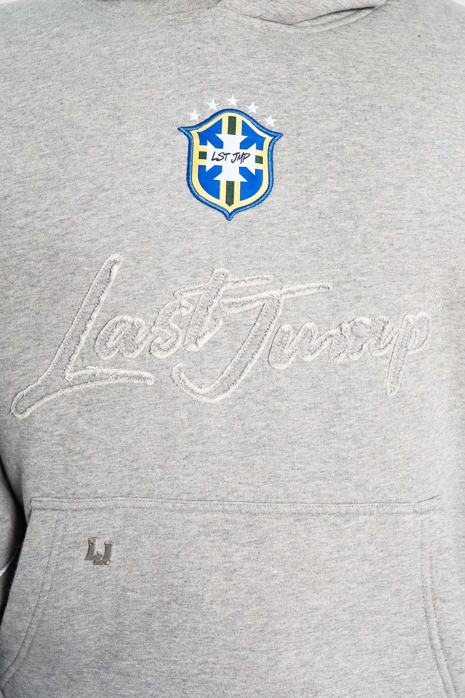 Brazil Hoodie Grey