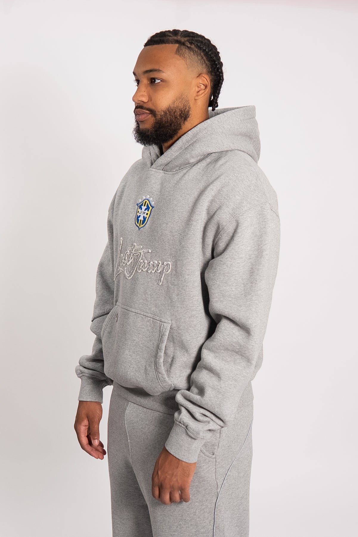 Brazil Hoodie Grey