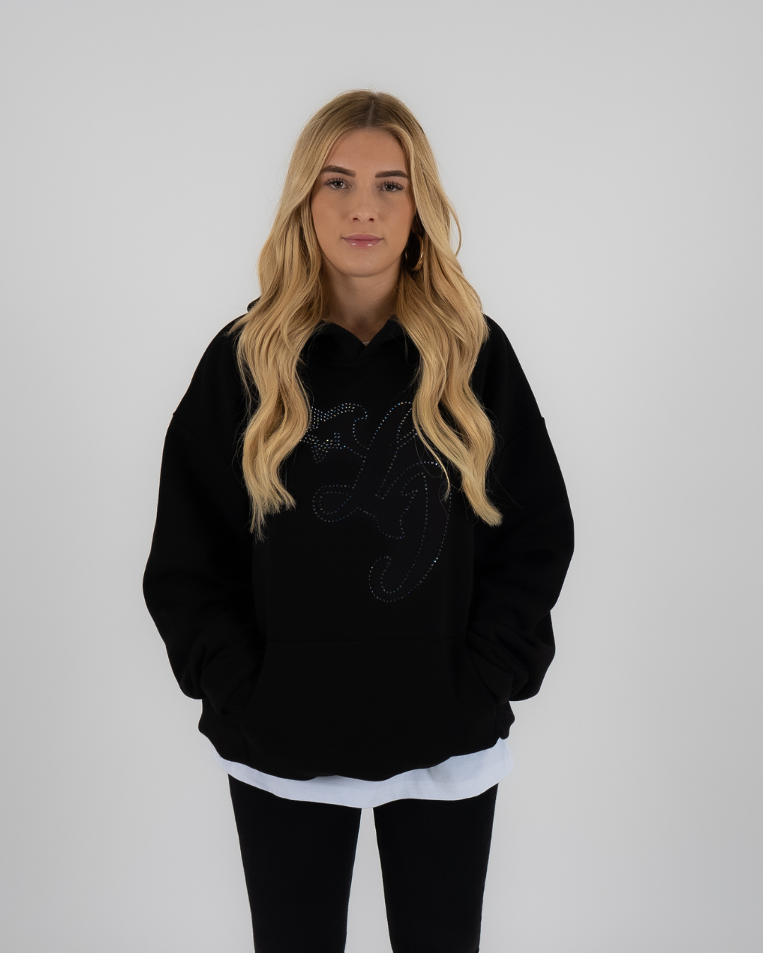 RHINESTONE HOODIE