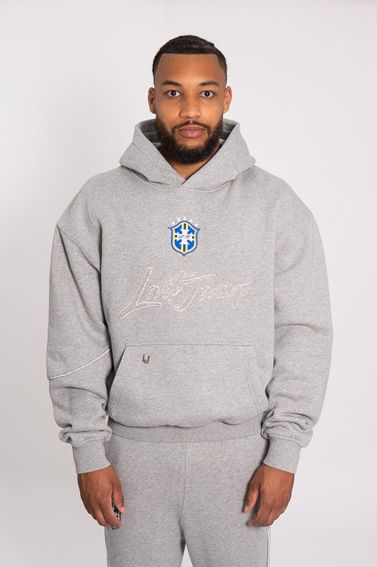 Brazil Hoodie Grey