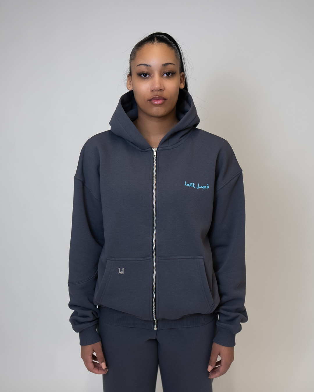 DARK GREY ZIPPER