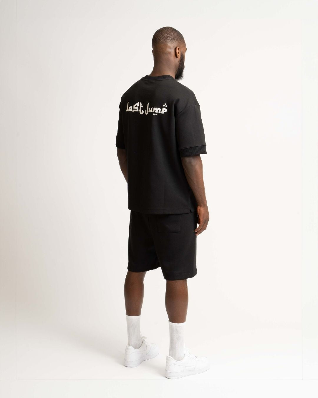 HEAVY PUFFER PRINT TEE BLACK